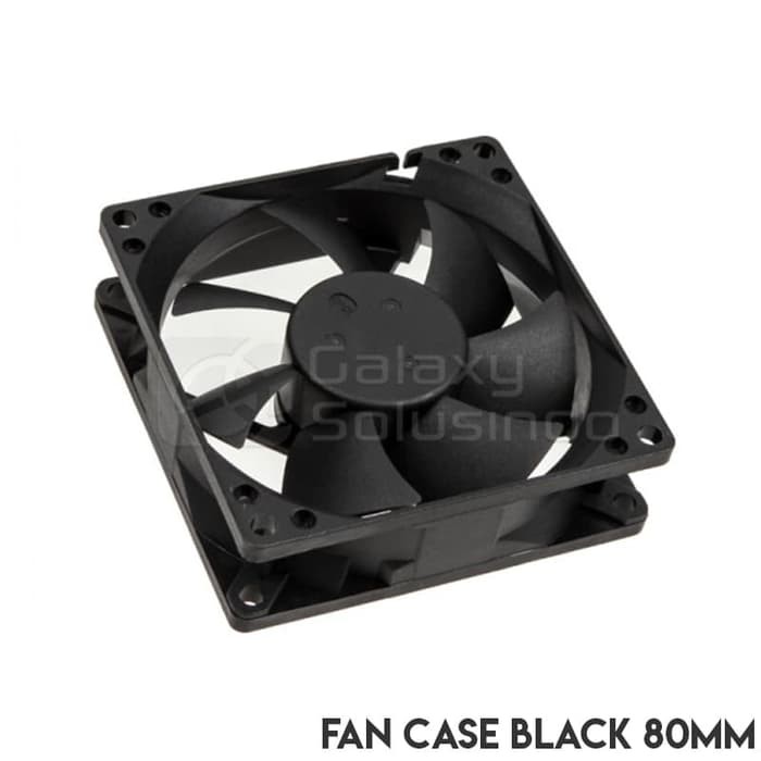 Fan Case 80mm Black  8cm