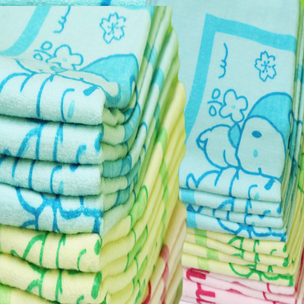 Handuk Bayi Halus Murah Lembut Perlengkapan Baby Lahir Newborn Lucu Peralatan Mandi Anak 60 x 120 cm