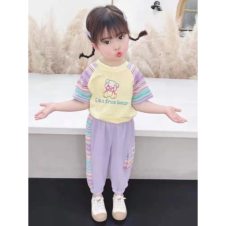 Setelan sayap sigemoyy 1-4th/setelan anak import setelan anak cewek setelan baju anak import