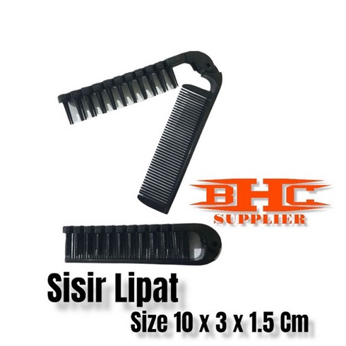 Sisir Lipat Switch Blade Benchmade / Folding Comb 2 Sisi Sisir Styling Rambut Barbershop