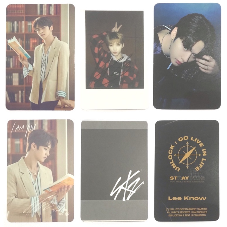 [offer] stray kids - minho felix official photocard/pola - unveil op.3 I am you lucky envelope - unv