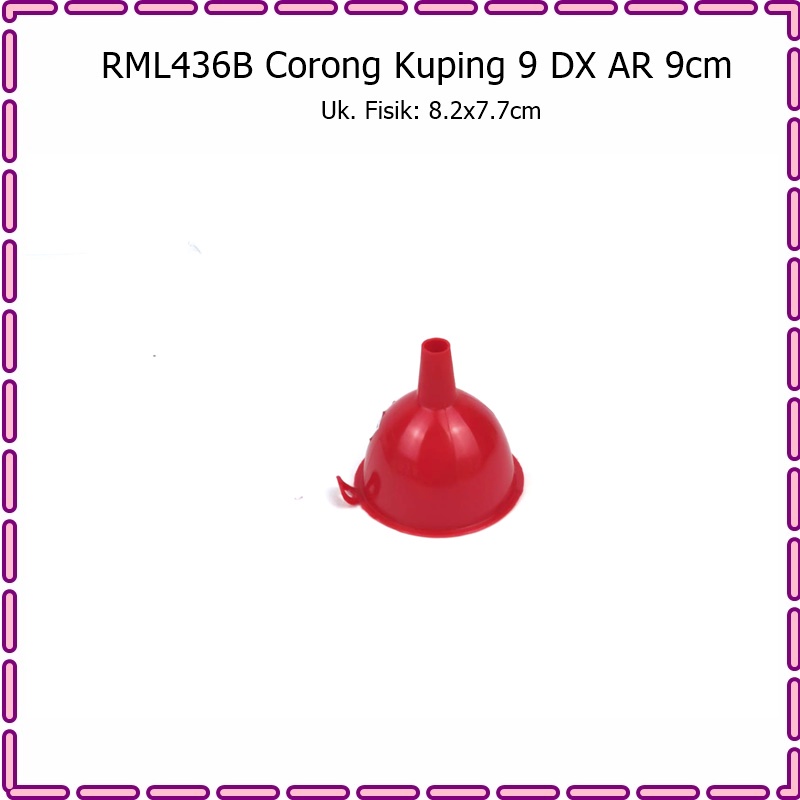 RML436B Corong Kuping/Saringan Minyak 9 DX AR 9cm