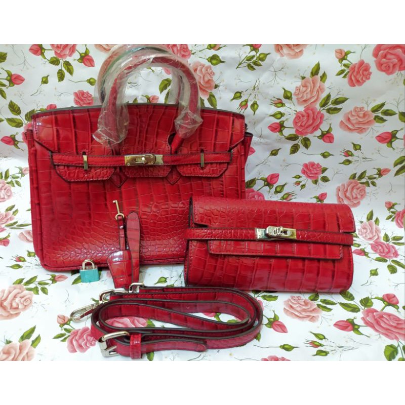 Tas Wanita Merah Maroon Cantik