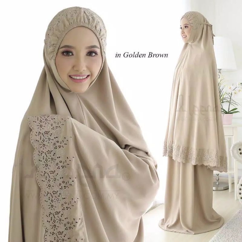 MUKENAH MUKENA MUKNAH JUMBO DEWASA SUTRA BORDIR MEWAH TERBARU 2021 TELUKUNG PUTIH RUKUH PREMIUM 21