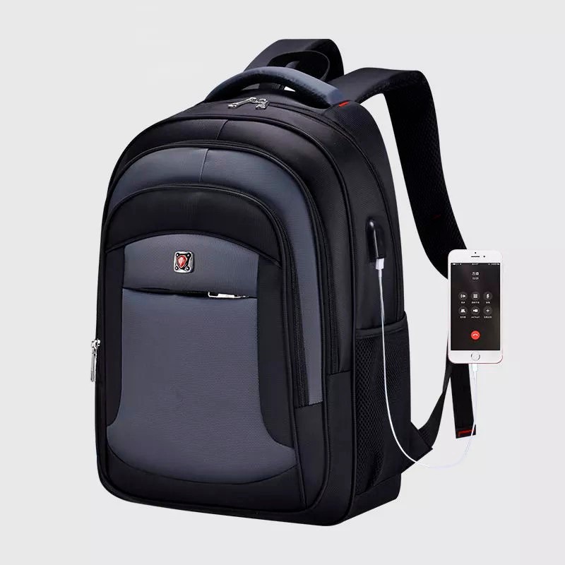 PTM-Tas ransel pria sporty anti air-tas sekolah anak laki-laki SMP SMA kuliah-tas punggung fashion