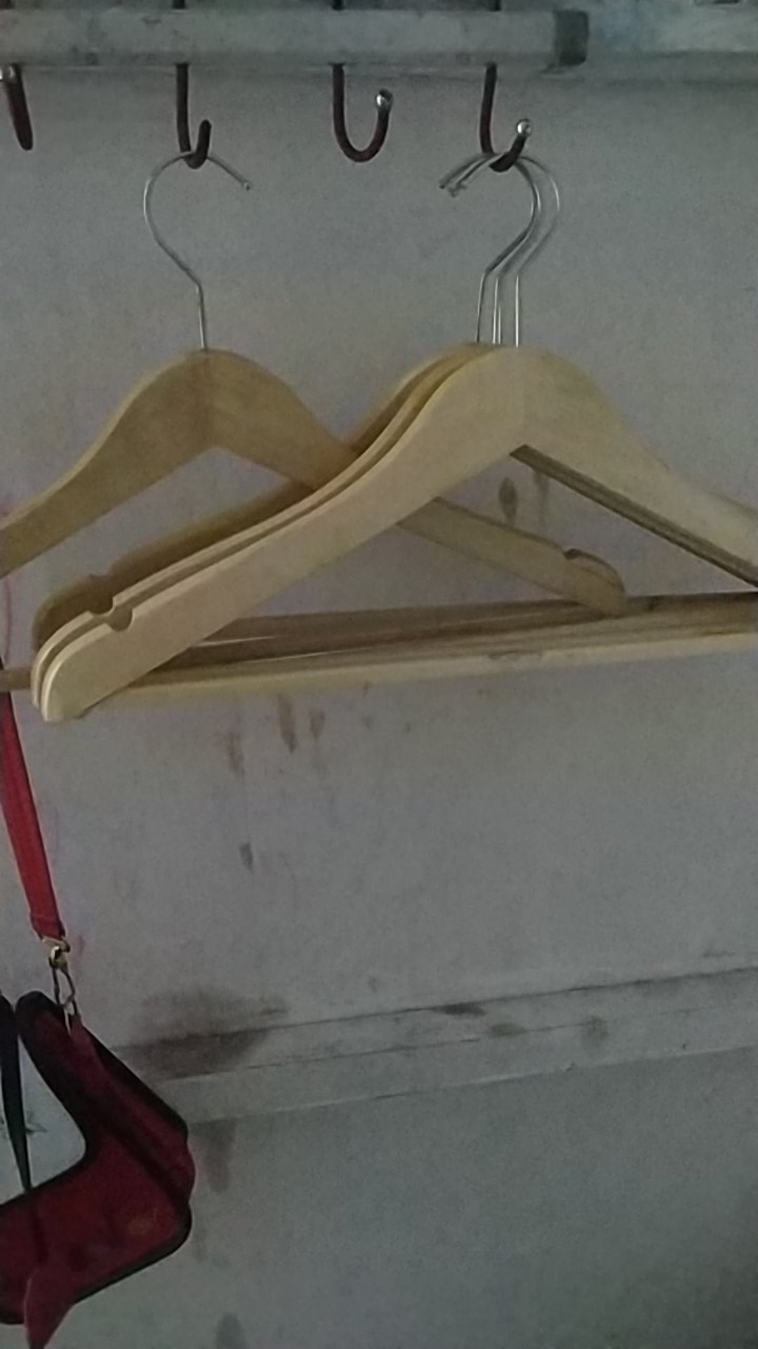 Original Hanger Kayu Premium | Hanger Kayu Palang Natural Dewasa 1 Lusin (isi 12 Pcs)