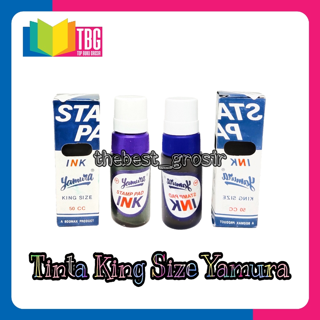 

1 PCS TINTA STEMPEL KING SIZE YAMURA / INK YAMURA / TINTA REFILL STEMPEL YAMURA