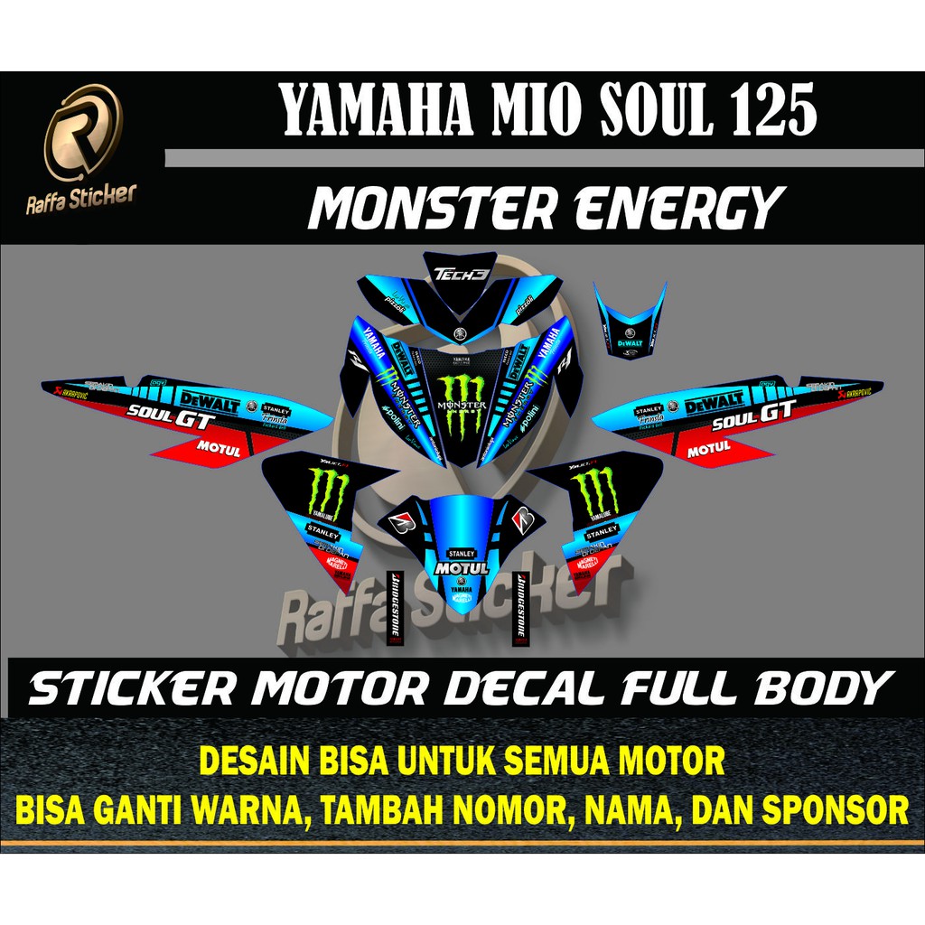 decal soul gt 125 stiker soul gt 125 stiker motor soul gt 125 sticker soul gt 125 decal motor gt 125