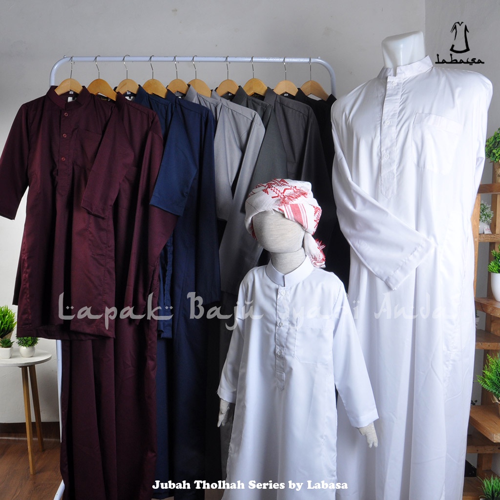 Jubah Anak Laki Polos Toyobo Lengan Panjang Putih &amp; Aneka Warna | Gamis Anak Laki | Bisa COD