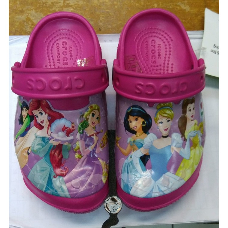 Jual Sandal Crocs Led Karakter Princess For Kids Murah
