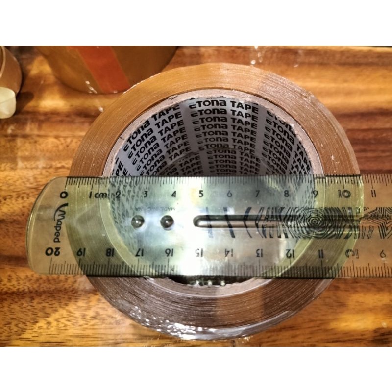 Lakban COKLAT ETONA 2 inch 45 mm x100 yard (45x100YD)  KUALITAS DAIMARU