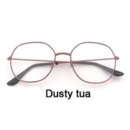K702 Kacamata Fashion Wanita Anti Radiasi Sunglasses Frame Transparan S1105