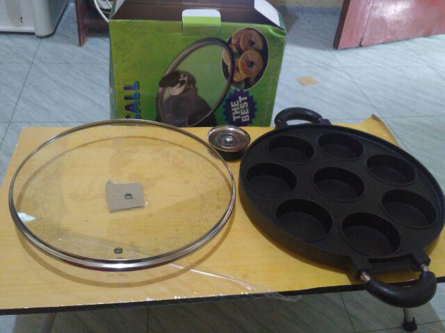 Cetakan Kue Lumpur 8 Datar Anti Lengket