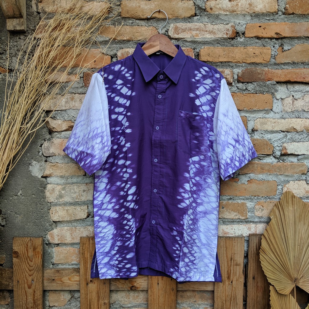 Kemeja Pria Tie Dye HANDMADE