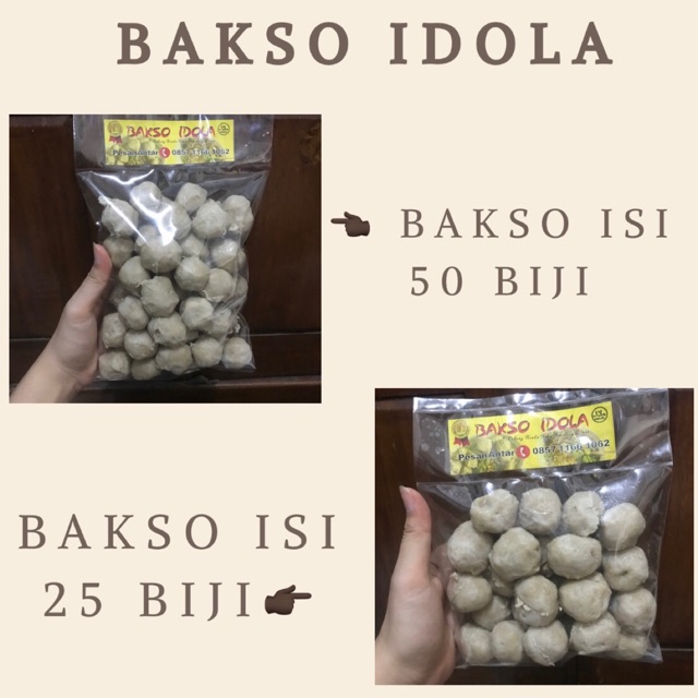 

Bakso Idola ( daging sapi )