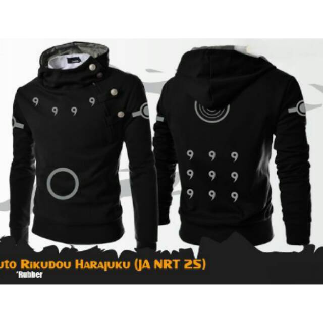 sweater anime harajuku rikudo hitam