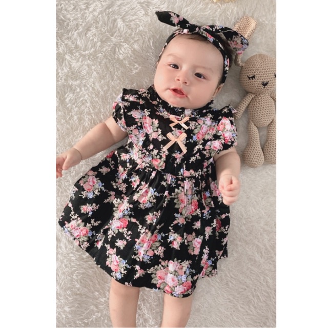 dress anak perempuan newborn set bonnet MIRABELLA corry fay NORIKO DRESS gaun ulang tahun anak perempuan cewek fay dress baby balita 1 2 3 tahun 0-12 bulan