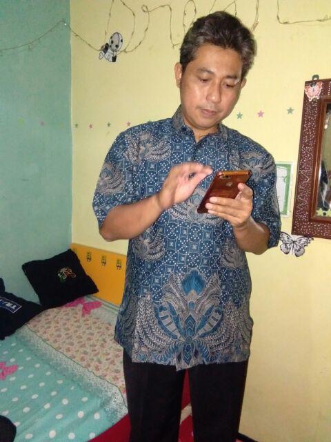 Gurdo Pari Kemeja Batik Pria Atasan Batik Baju Batik Pria Lengan Pendek Batik Modern By Gba