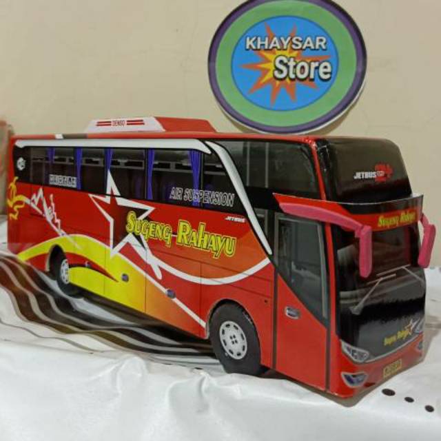 Miniatur Bus bis / mainan bus bis Sugeng Rahayu Legacy SR2