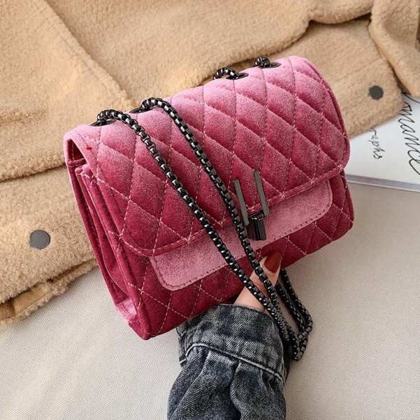 BJ1581 - BLACK/GREEN/PINK/REDWINE - TAS IMPORT TAS WANITA FASHION IMPORT MODIS ELEGAN TERMURAH TERLARIS TERBARU BAGSTORE JAKARTA TAS BATAM CR7252 ELJ581 VC86419 BQ2678 LT1084 JT3947