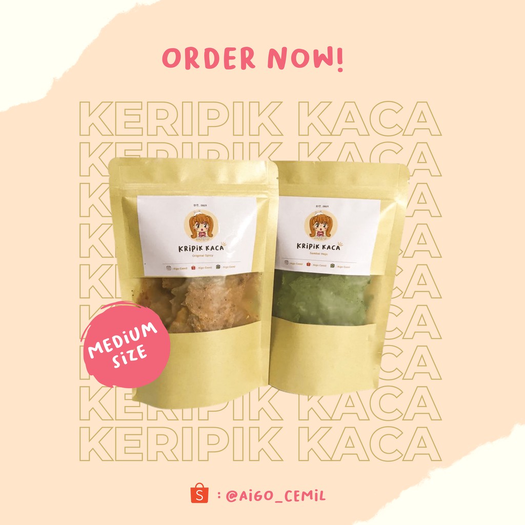 

Keripik Kaca (Original Spicy) Medium