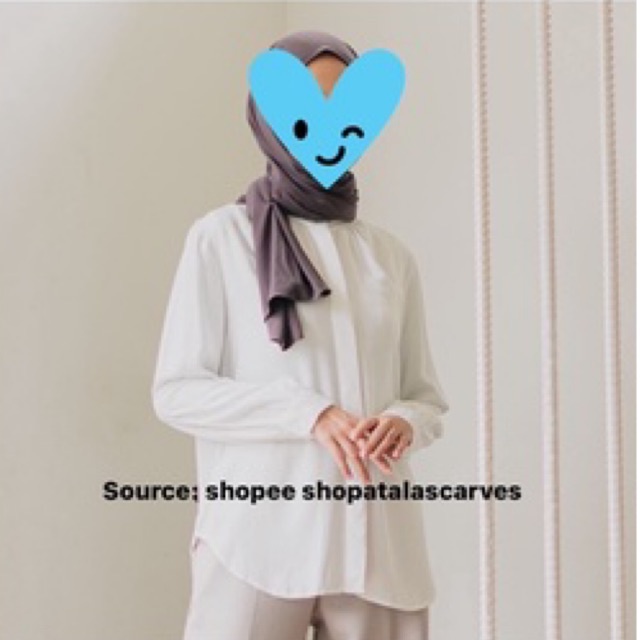 Kemeja putih nara shirt atala size L