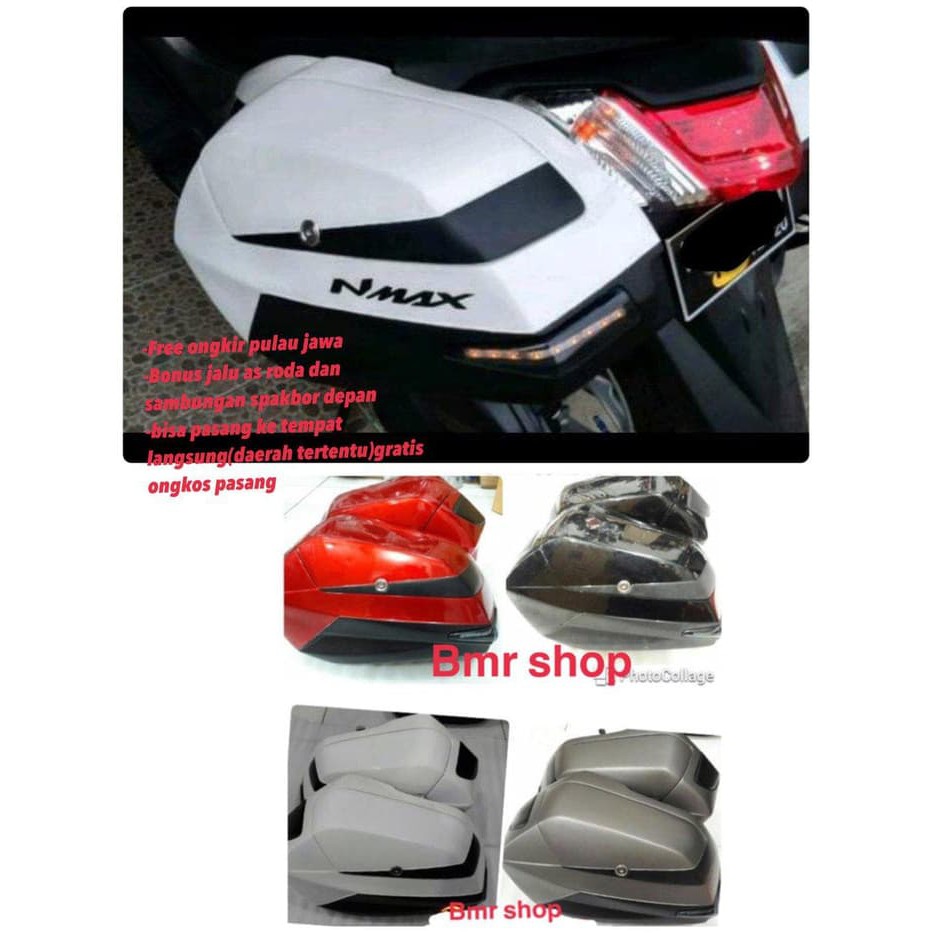 Aksesoris Motor Touring box samping/side box nmax model terbaru tanpa