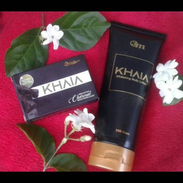 Paket KHAIA Brightening Soap & KHAIA Whitening Lotion