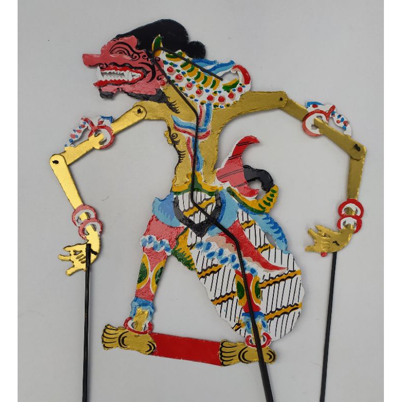 wayang kulit kertas Buto Cakil 55cmmainan anak