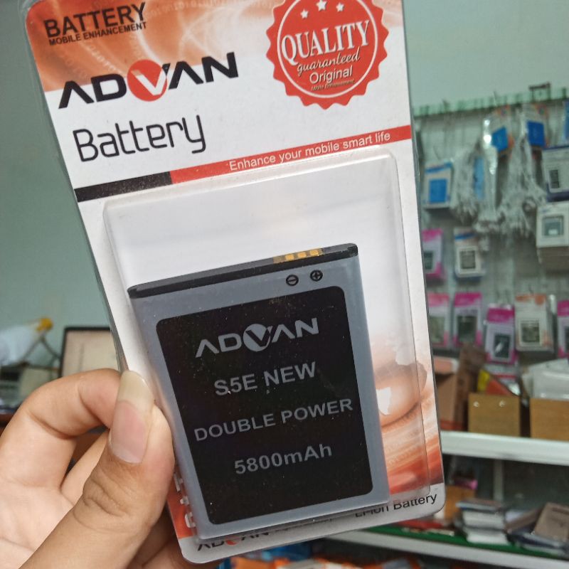 BATERAI ADVAN S5E NEW 5800mAh Double Power