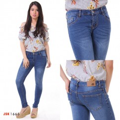 CELANA WANITA JEANS SKINNY 1665 (27-30)