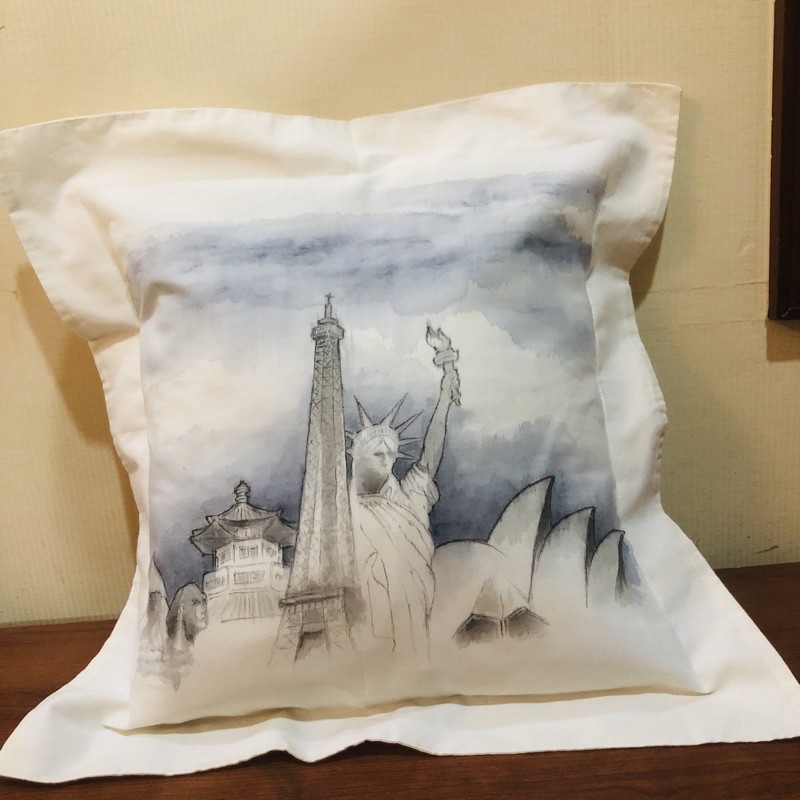 

sarung bantal lukis / cusion lukis 07