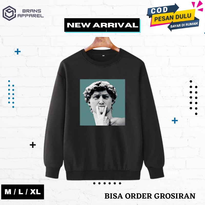 Crewneck Sweater Pria / Hoodie Pria / Crewneck Wanita / Sweater Wanita / Hoodie Wanita Oversize COD