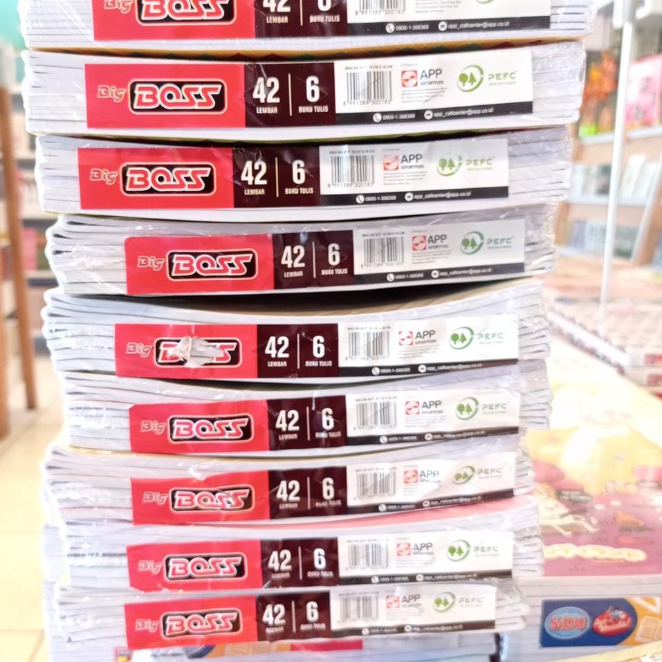 

Produk Keren QSAOW BigBoss Buku Tulis 42 Lembar - SIDU 80 Terbaru