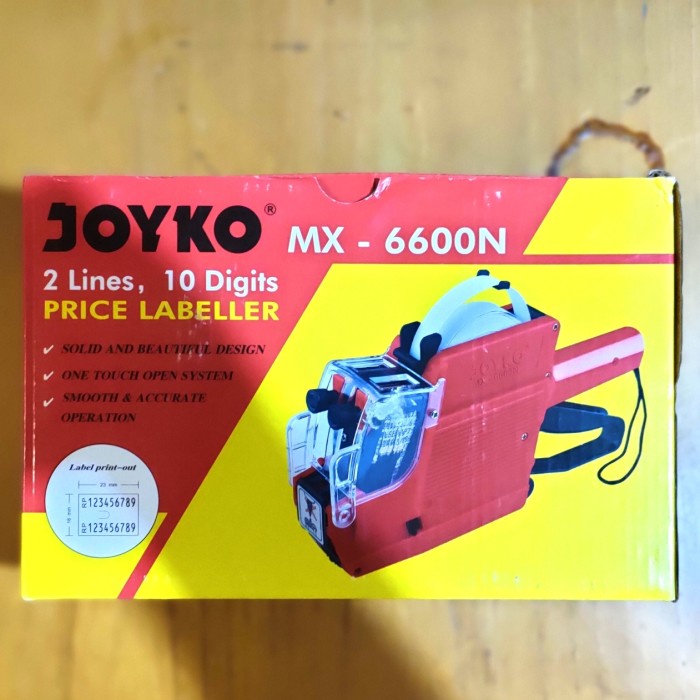 

(TERLARIS) MESIN / ALAT LABEL HARGA / PRICE LABELLER JOYKO MX 6600 N