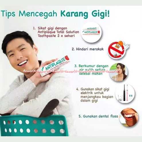 Antiplaque Toothpaste 110gr Pasta Gigi Odol Melindungi Gigi Gusi &amp; Plak