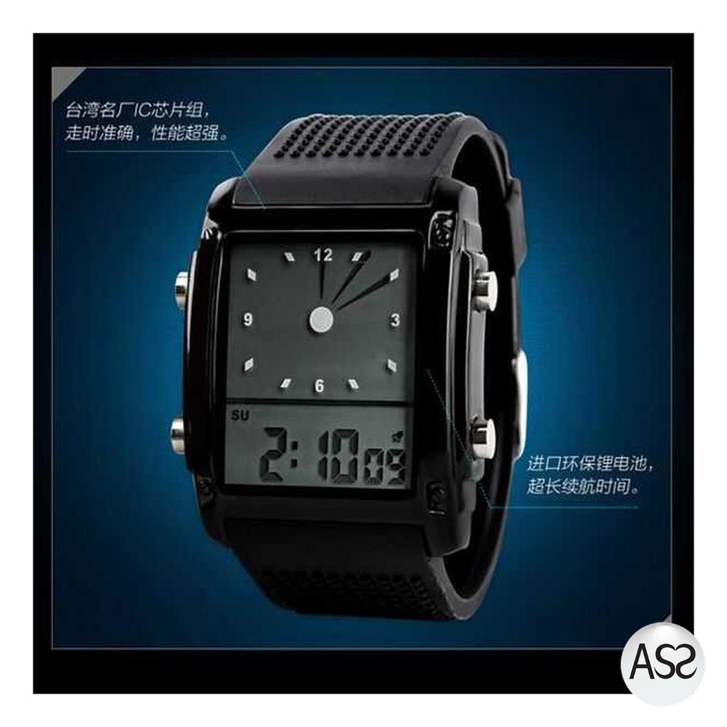 ASS Shop - SKMEI Jam Tangan Trendy Digital Analog Pria - 0814G