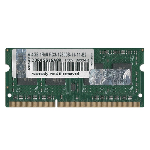 Memoryram V-GeN Rescue SO-DIMM DDR3 4GB PC12800