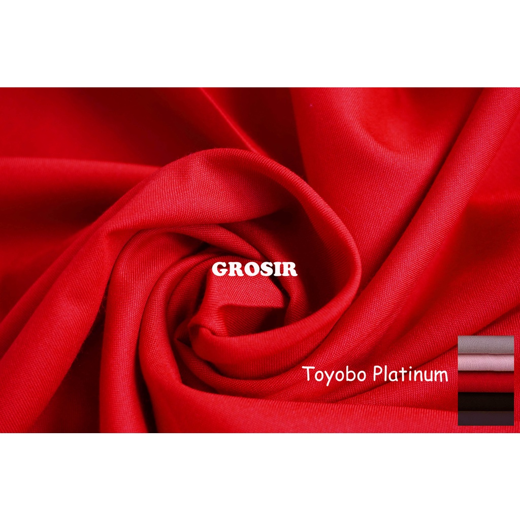 Kain Katun Platinum Toyobo - Per Yards - GROSIR  (Minimal 1 roll)