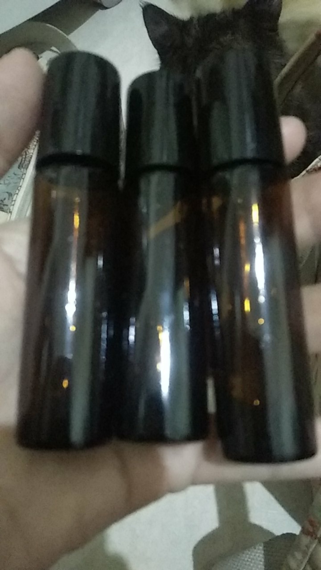 Botol Kaca Amber Roll On 10 Ml | Botol Essensial Oil Rollon Tebal | Botol Dilute Essential Oil