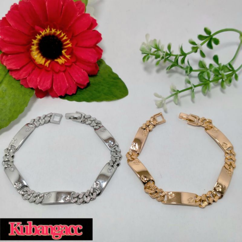Gelang. Gelang Xuping Rantai Plat Gelang Rantai Xuping Gelang wanita murah Perhiasan lapis emas