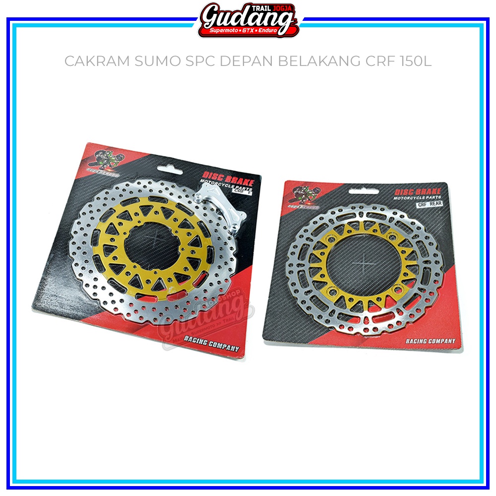 Piringan Cakram Disc  SPC/SCARLET MX Supermoto Depan 320mm 300mm Plus Braket KLX 150 CRF 150L