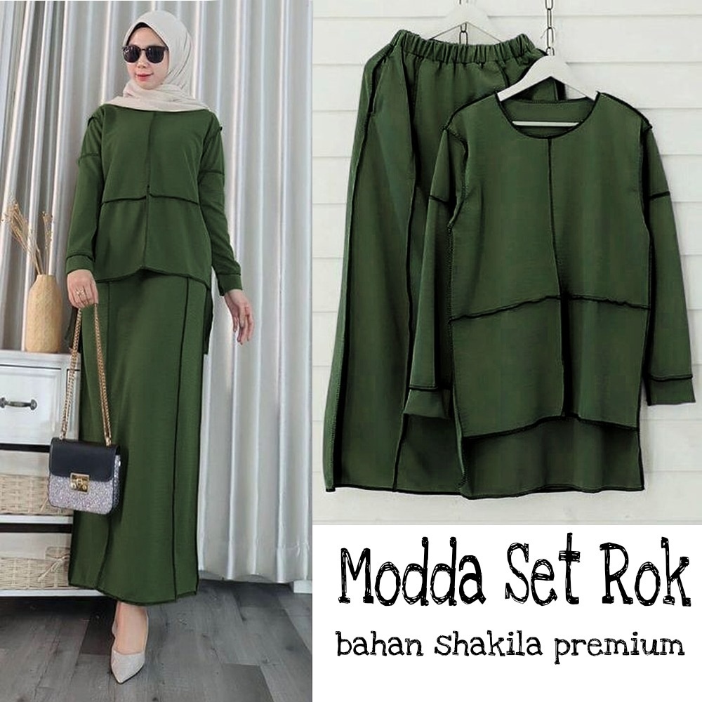 MODDA SETELAN SET ROK WANITA 04 PREMIUM SET