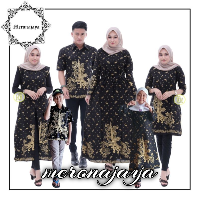 KERIS PRADA Batik couple keluarga modern terbaru set couple batik keluarga gamis jumbo