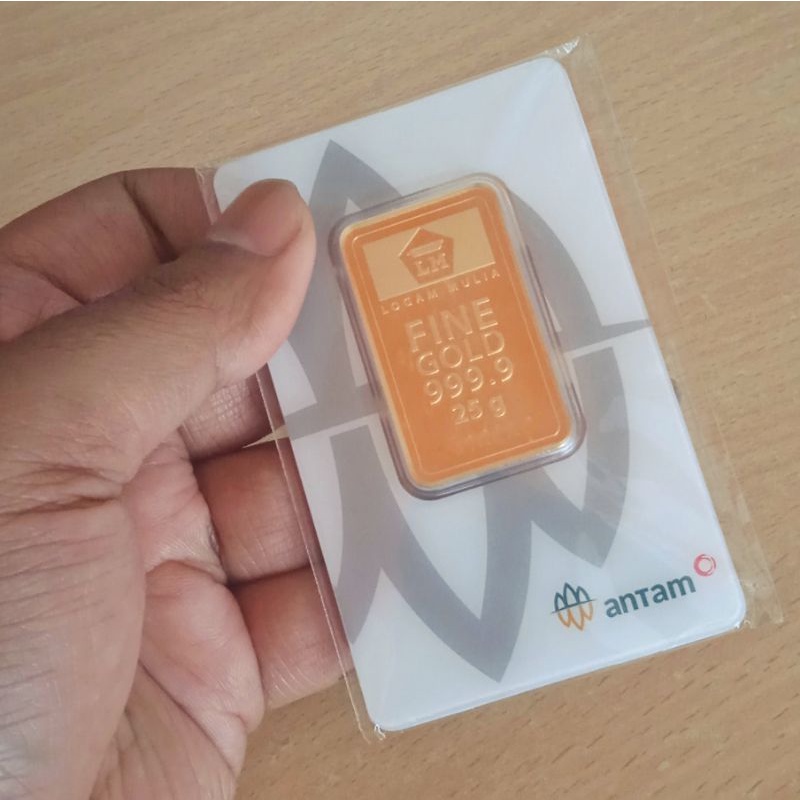LM Antam 25 Gram - Certicard Redmark