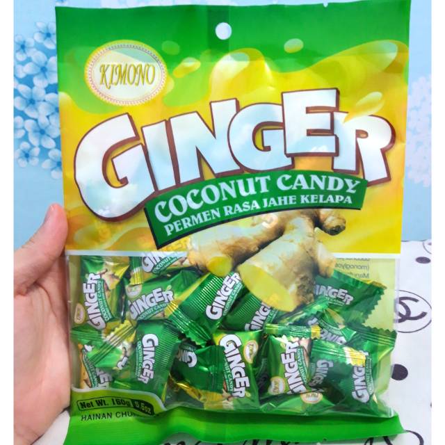 Permen Rasa Jahe Kelapa Kimono Ginger Coconut Candy Shopee Indonesia