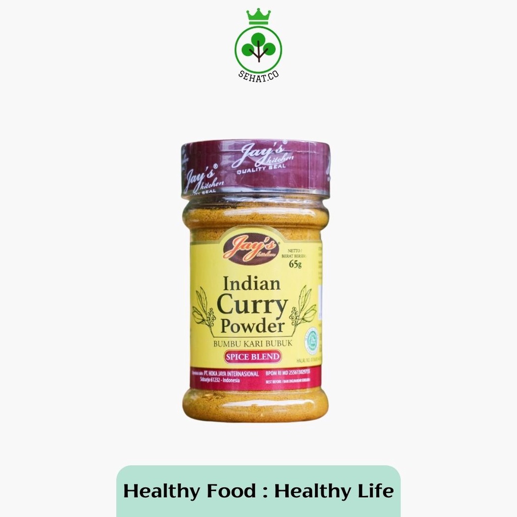 Jual Jays Kitchen Indian Curry Powder (65 gr) Shopee Indonesia