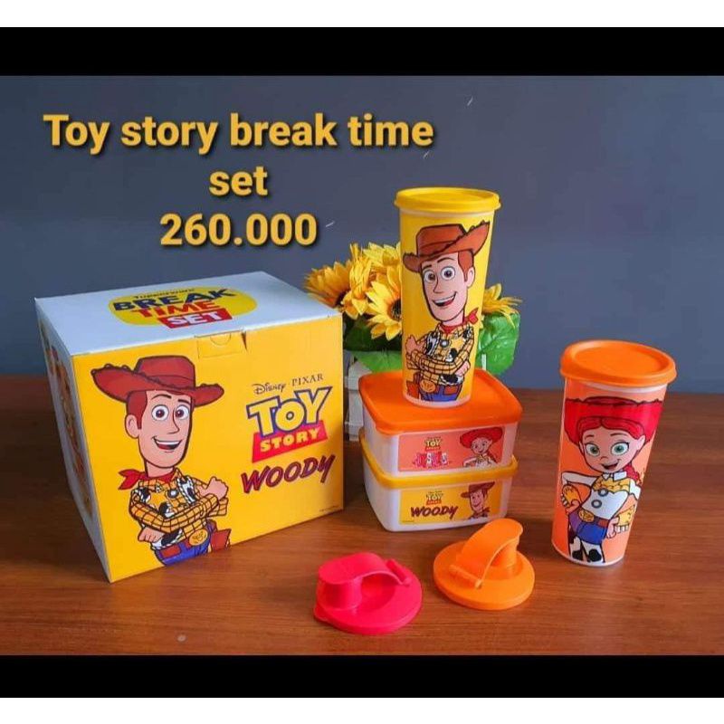 Break time set Tupperware -toy story