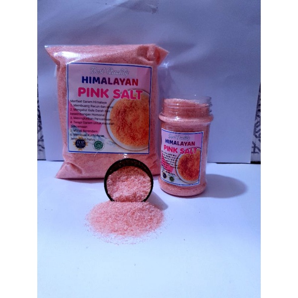 GARAM Himalaya 100 gr/ Himalayan Pink Salt Natural Super Premium / Himsalt Original 100%