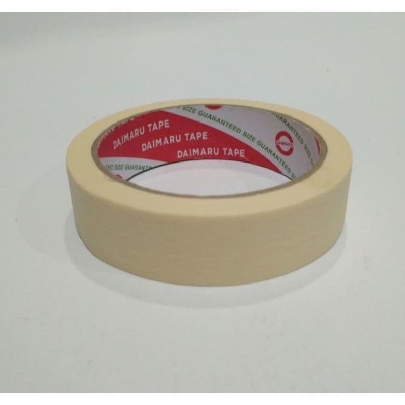 

MASKING TAPE DAIMARU 24MMX21M LAKBAN KERTAS DAIMARU 1INCX21M